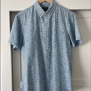Blue Floral Bonobos Button Down